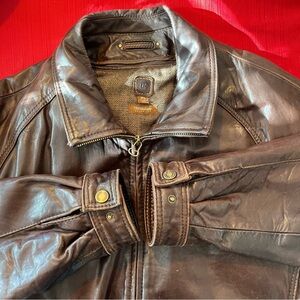 WILSONS Thinsulate Insulated  2 coat HEAVY Leather Full Zip bomber Make Offer